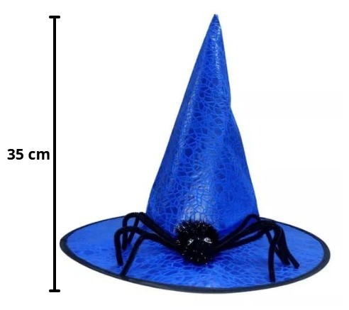 CHAPEU BRUXA C/ARANHA 
